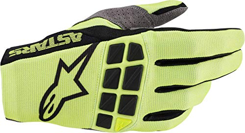 Alpinestars Racefend Motocross Handschuhe Black/Fluor Yellow-XXL