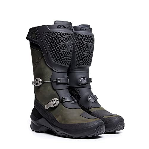 Dainese Seeker Gore-Tex Botas de moto (Black/Dark Green,39)