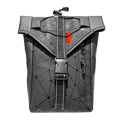 kingsea Bolsa de pierna para motocicleta, paquete de cintura para hombres y mujeres, senderismo, ciclismo, viajes, pesca, camping, multiusos, muslos, Negro