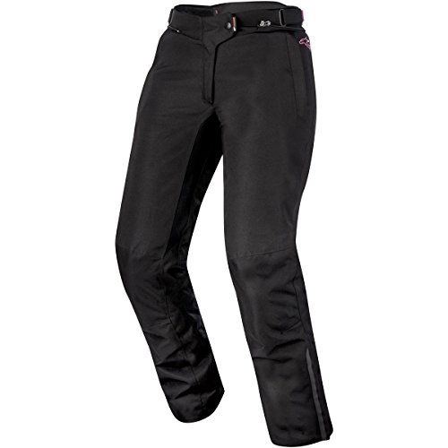 Alpinestars – Pantalones de Moto Stella Protean Drystar Pants Negro Violeta – L