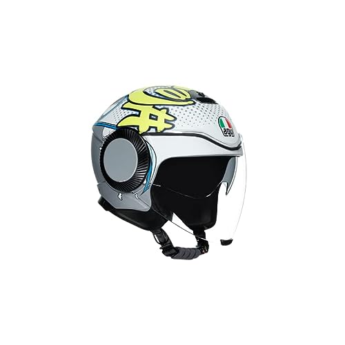 Casco AGV ORBYT Multi L Vibes Matt Grey/Yellow