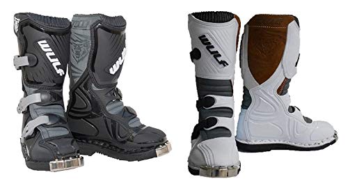 Wulf - Botas infantiles para moto, quad, pitbikes