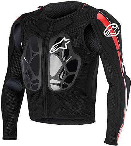 Alpinestars Bionic Pro - Chaqueta, color negro/rojo/blanco