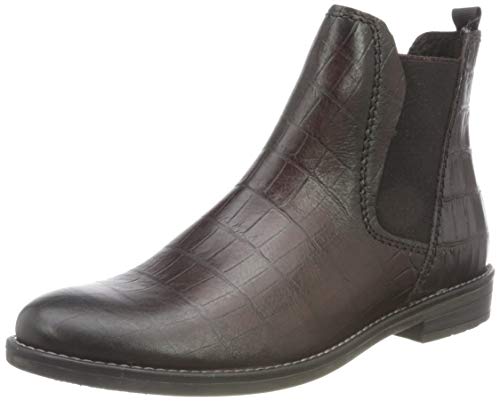 MARCO TOZZI 2-2-25376-35, Botas Estilo Chelsea Mujer, Bordeaux CR O Co, 40 EU