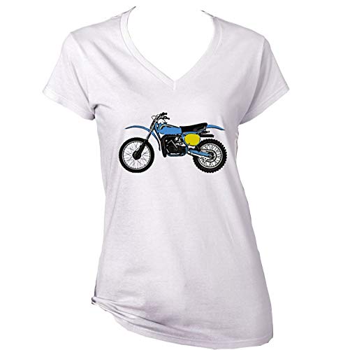 Teesandengines Bultaco pursang mkii 370 Camiseta para Mujer de Algodon Size Large