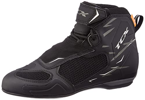 TCX R04d Lady Air, Motorcycle Boot Mujer, Blanco Y Negro, 36 EU