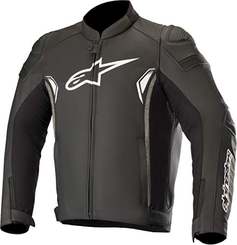 Alpinestars Chaqueta moto Sp-1 V2 Leather Jacket Black Dark Gray, Negro/Gris, 54