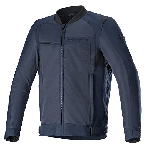 Alpinestars LUC V2 Air - Chaqueta protectora para ciclistas, color azul marino/negro (pequeña)