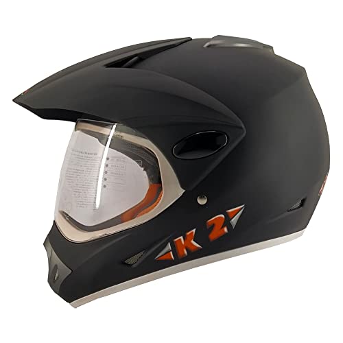 KAMVAL-Casco moto integral Casco integral moto Casco moto modular Casco modular Casco Motocross Casco Enduro Cascos Quad ATV Cascos Motocross Hombre Cascos Motocross Mujer Casco Trial Adventure NS (S)