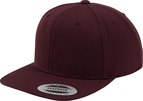 Flexfit Classic Snapback Gorra, marrón, Talla única Unisex Adulto