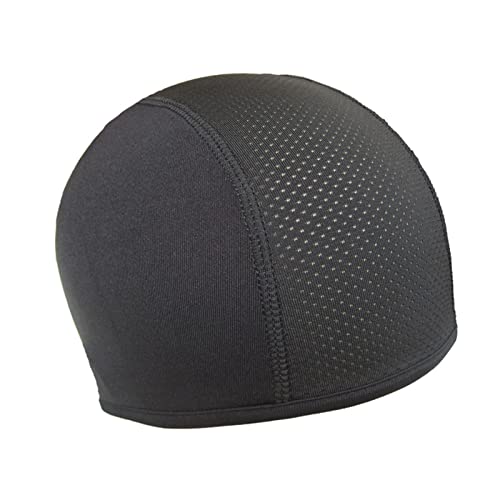 AMONIDA Funda de Casco Acolchada, Cuello Cosido, Forro de Casco de Ciclismo, Transpirable, Absorbente de Sudor (Negro)