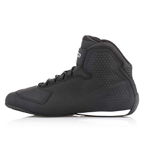 Alpinestars NC, Zapatillas de Moto Hombre, Negro Y Rojo, 40 EU