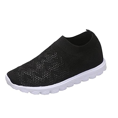 Moda verano mujeres Seakers malla transpirable color sólido suave cómodo casual bota compatible con moto mujer homologado Ce, Le Noir, 38 EU