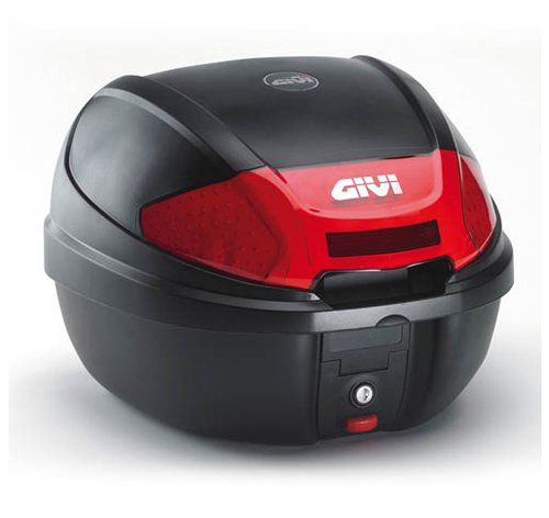 Givi E300N Monolock Baúl con Placa Negro Mate, Carga Máxima 3 Kg