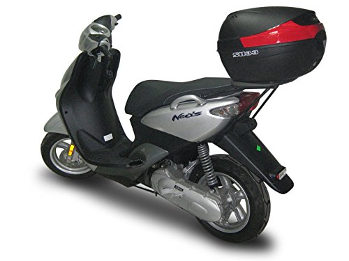 Shad Y0NS58ST Soporte de Baúl para Yamaha Neos 50, Negro