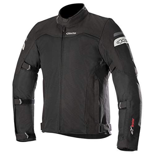 Alpinestars Chaqueta Moto Impermeable Leonis Drystar Air Negro (M, Negro)