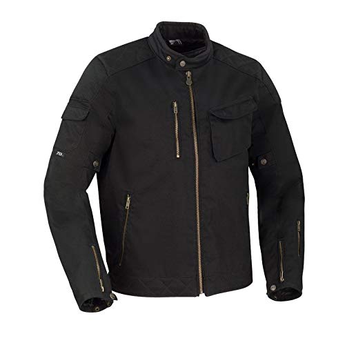 Bering Chaqueta moto Segura CANNON Negro, Negro, M