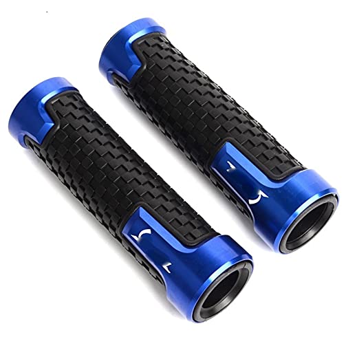 LOPART 22MM 7/8 `` Empuñaduras De Manillar CNC De Motocicleta Producto para P-iaggio para V-ESPA GTS LX LXV Sprint Primavera 50 125 250 300 GTS 300ie S 50 Empuñaduras Agarraderas (Color : Blau)