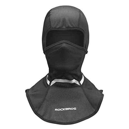 ROCKBROS Pasamontañas de Invierno Balaclava Térmico Anti Viento Cálido para Ciclismo Moto Esquí Snowboard Deportes al Aire Libre Unisex