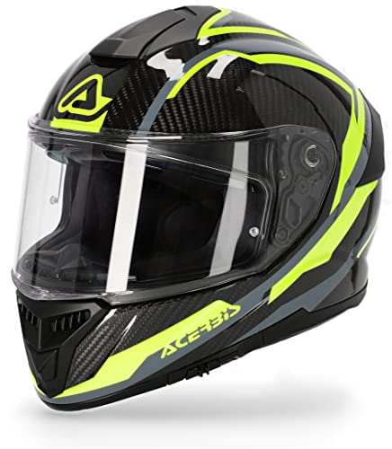 ACERBIS 0024518.290.064 Tarmak Casco Gris/Amarillo M (57/58), Unisex-Adult, L