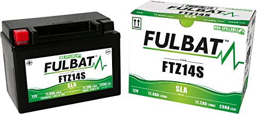 Batería FULBAT YTZ14S 12V 11,2Ah 230A Largo: 150 x Ancho: 88 x Alto 110 (mm)