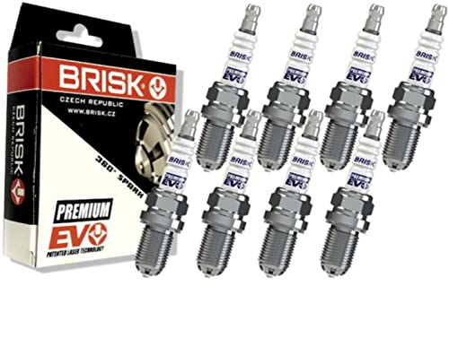 BRISK Premium EVO DR15SXC 1898 Bujías de Encendido, 8 piezas