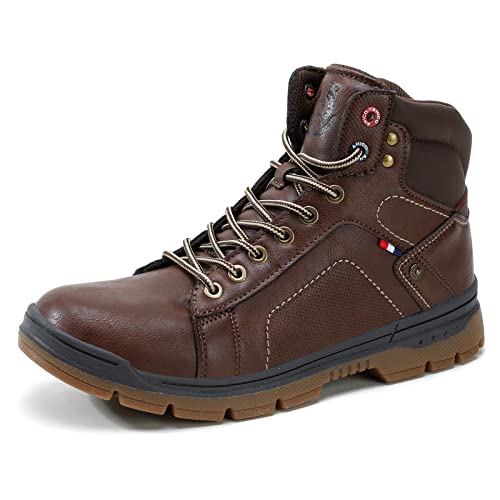 Ahico Botas Hombre Senderismo Botines Militares Altas Botin Tactico Boots Moto Calzado Trabajo Zapatos Antideslizantes Caminar Trekking Zapatillas Montaña Exteriores