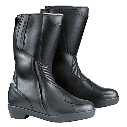 BMW Botas de moto para mujer, color negro, talla 37