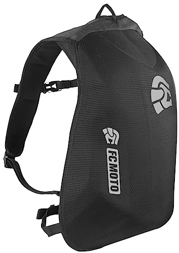 FC-Moto Hump 2.0 Mochila de motocicleta (Black,One Size)