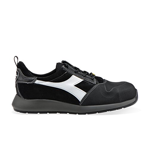 Utility Diadora - Botas de trabajo D-Lift Low PRO S3 SRC HRO ESD para hombre y mujer, C0200 negro y blanco., 46 EU