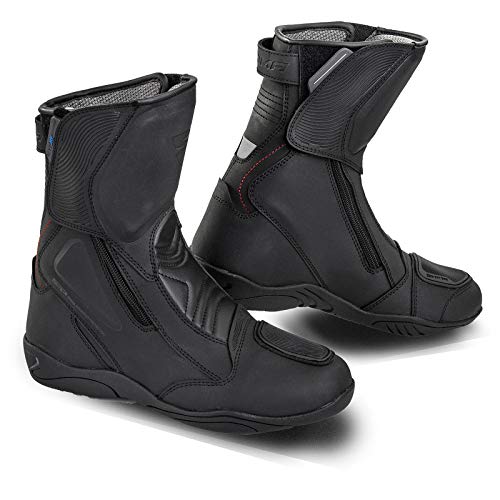 SHIMA Terra Lady - Botas de moto impermeables para mujer, color negro, talla 37