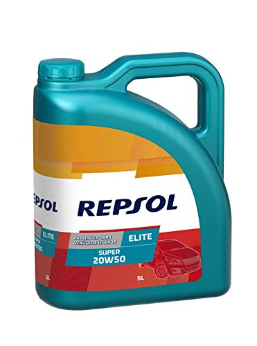 Repsol RPP0103TFB Elite Super 20W-50 Aceite de Motor para Coche, 5 L