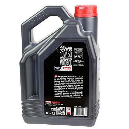 Motul Deutschland GmbH Aceite de motor 109381 7100 10W-50 4T 4L