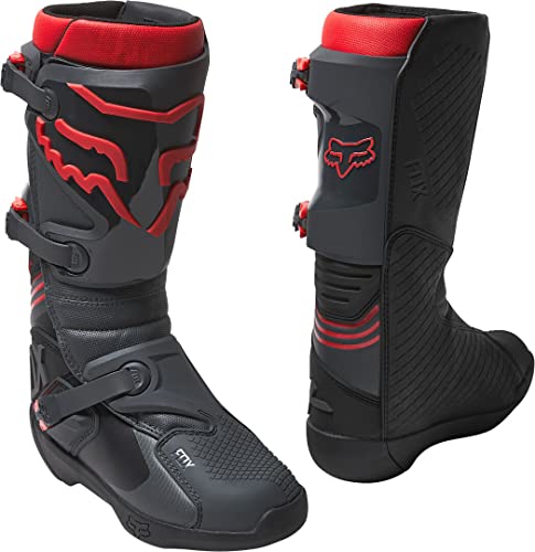 Fox Racing 25839_017_13 Comp Bota Para Moto, Talla 13, Negro/Rojo