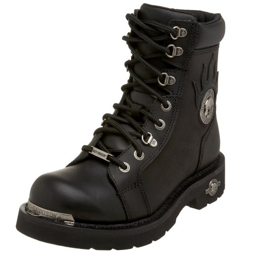 Harley Davidson Hombre Diversion Cuero Black Botas 45 EU