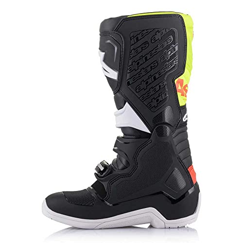 Alpinestars Tech 5 Botas de motocross (negro/rojo/amarillo,14 (49,5))