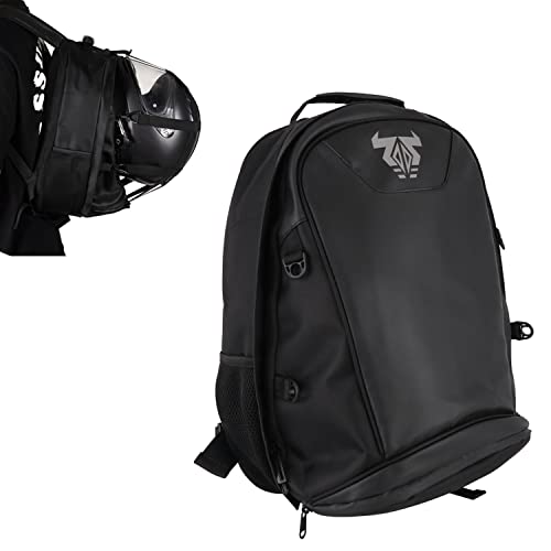 Bolsa Trasera Moto,Bolsa de Asiento,Bolsa Equipaje Impermeable,Bolsa Multifuncional para Casco de Moto,Bolsa de Almacenamiento expandible,Mochila para Montar, Nueva actualización