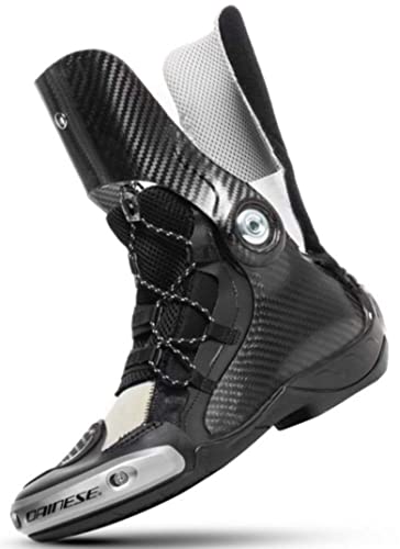 Dainese Axial D1 Botas de moto (Black/Red,45)