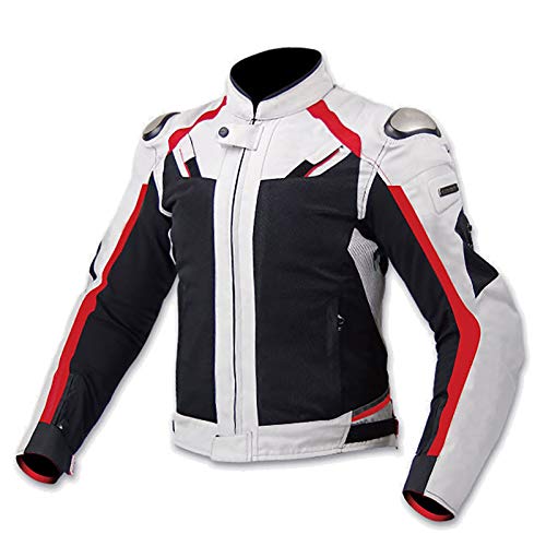 Chaqueta Moto Hombre con Armadura Motocicleta Cordura CertificacióN CE Camisetas de Motocicleta AleacióN de Titanio Piloto de Carreras de Motos Traje Resistente A Las CaíDas B,M