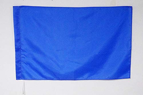 AZ FLAG Bandera DE Carrera Azul 90x60cm para Palo - Bandera VEHÍCULO MÁS RÁPIDO APROXIMÁNDOSE 60 x 90 cm