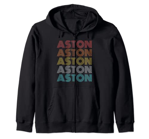 Aston vintage retro Sudadera con Capucha