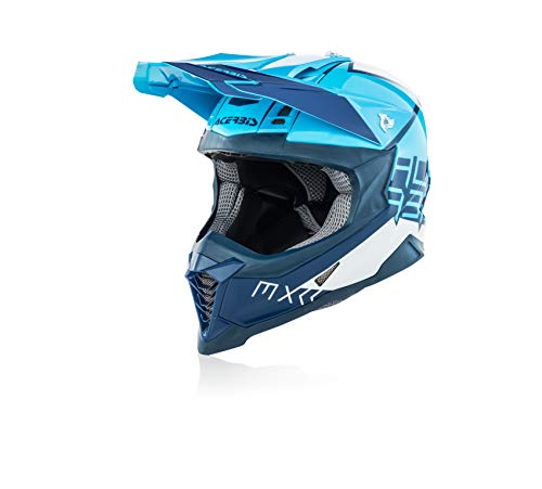 ACERBIS casco Impact x-racer Banda de color blanco/Azul XL