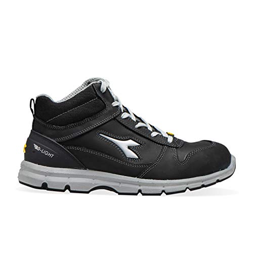 Diadora Run II HI S3 SRC ESD, Zapatillas Deportivas Hombre, Black, 42 EU