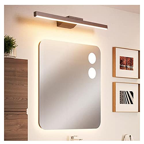 Espejo de iluminación de tocador Luz delantera Lámpara de pared de baño antivaho a prueba de agua Luz de espejo LED Luz de maquillaje de tocador, accesorios de iluminación de acrílico, luces de baño