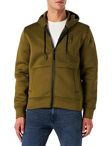 Blauer Sudadera Abierta con Capucha, 717 Verde Heno, 54 para Hombre