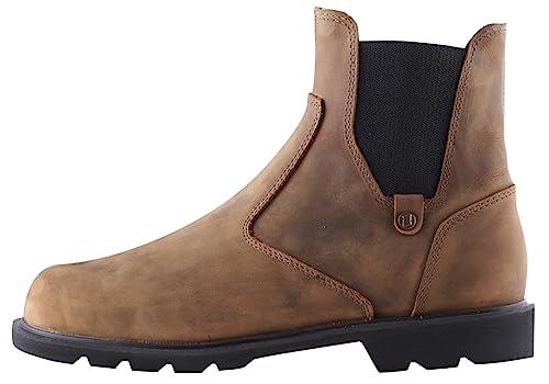 Bogotto Chelsea Botas de moto (Brown,45)