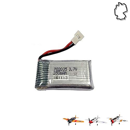 Himoto HSP Batería original de 350 mAh 3,7 V para avión teledirigido Tian Sheng TS866-A, TS866-B, TS866-C, Cessna, avión de combate, Glider, batería de repuesto