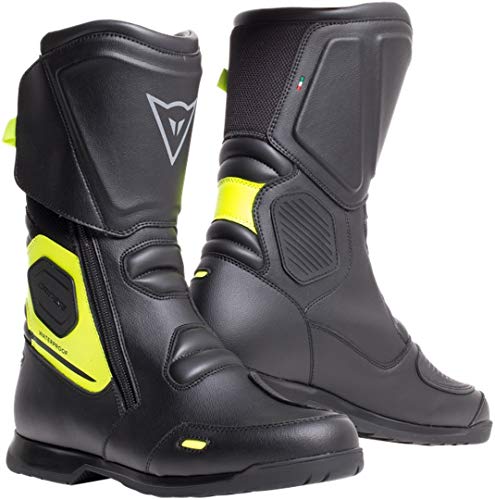 Dainese x-Tourer Dry Fluor 43, Botas Hombre, Amarillo, 42 EU