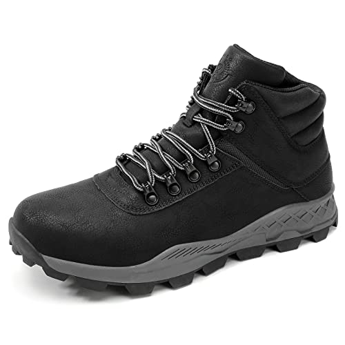 Ahico Botas Hombre Senderismo Botines Militares Altas Botin Tactico Boots Moto Calzado Trabajo Zapatos Antideslizantes Caminar Trekking Zapatillas Montaña Exteriores