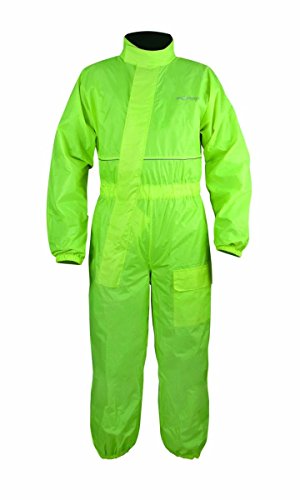 A-pro Mono impermeable para moto, fluorescente, 1 unidad, talla 3XL